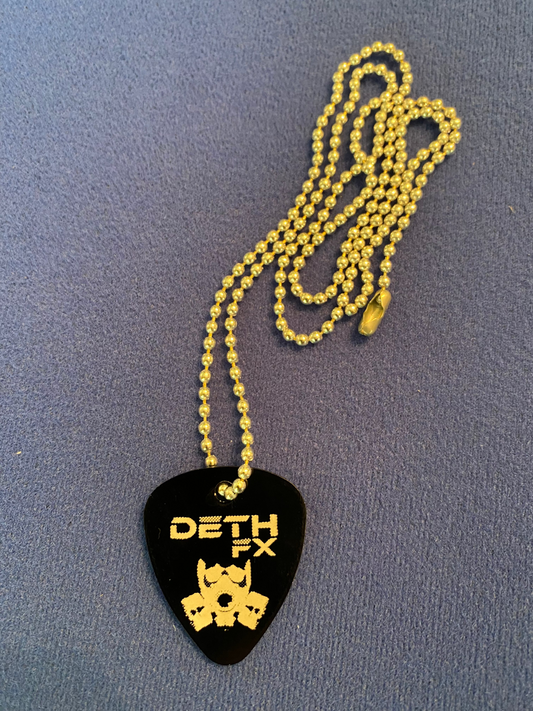 DETHFX Guitar Pick Necklace