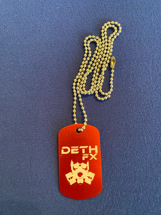 DETHFX Engraved Dog Tag