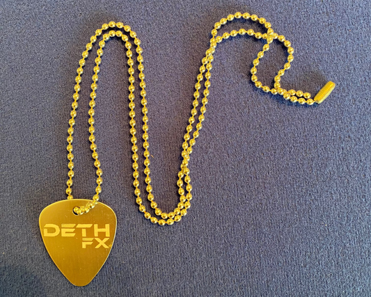 DETHFX Guitar Pick Necklace